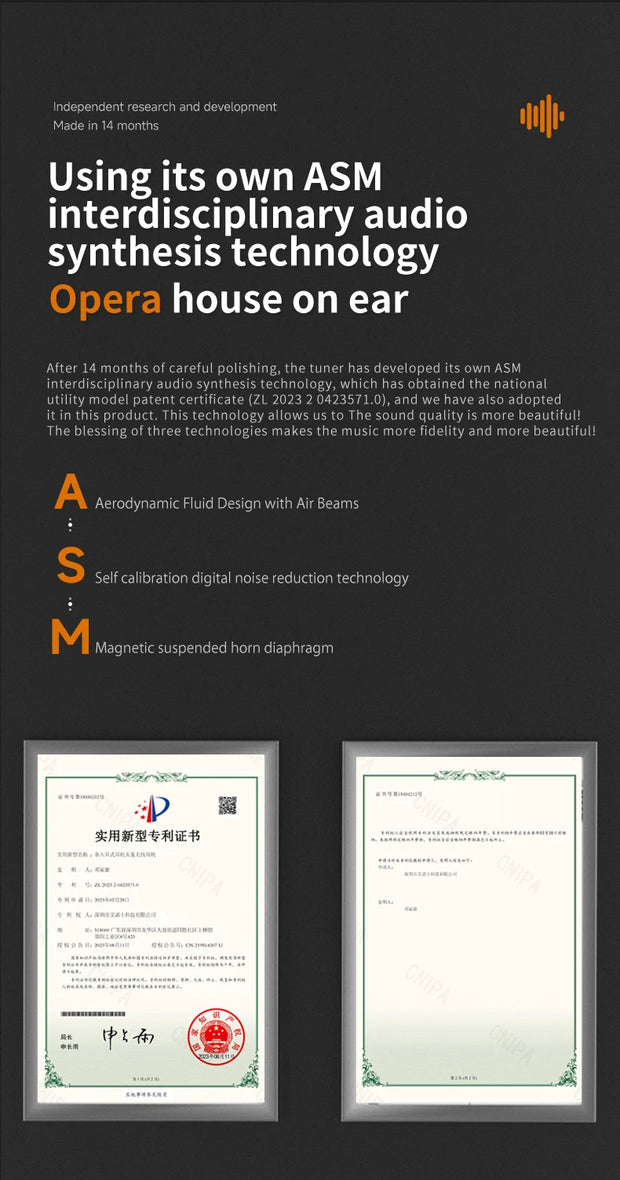 OWS Earhook Open type Earphones
