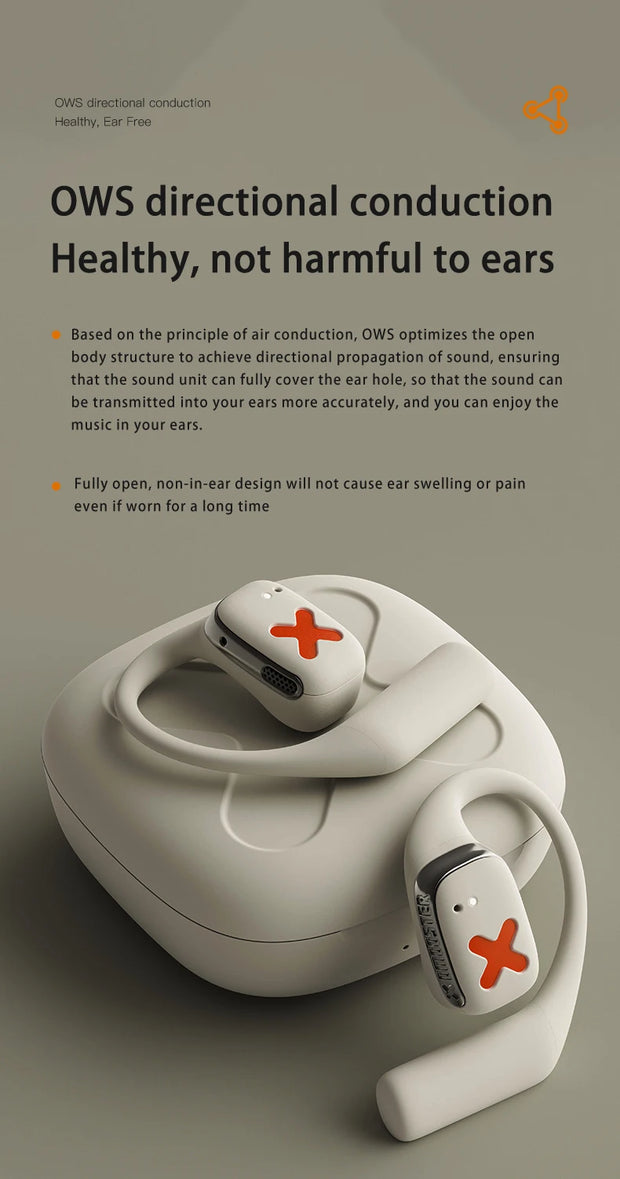 OWS Earhook Open type Earphones
