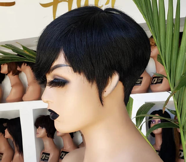 Short 100% Human Hair Wigs