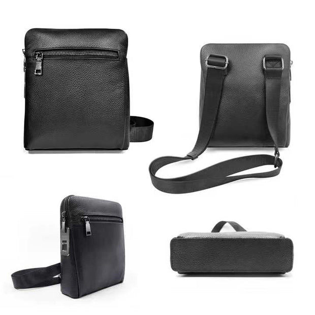 Fingerprint Lock New Men'S Cross Body Bag Luxury