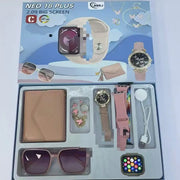 Smart Women's Quartz Watch for BT Call Message Neo 18 Plus  AMOLED Display Android Operated Features Alarm Clock-Jewelry Gift