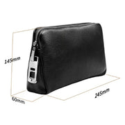 Men's Fingerprint Bags for men Leather Hand Bag