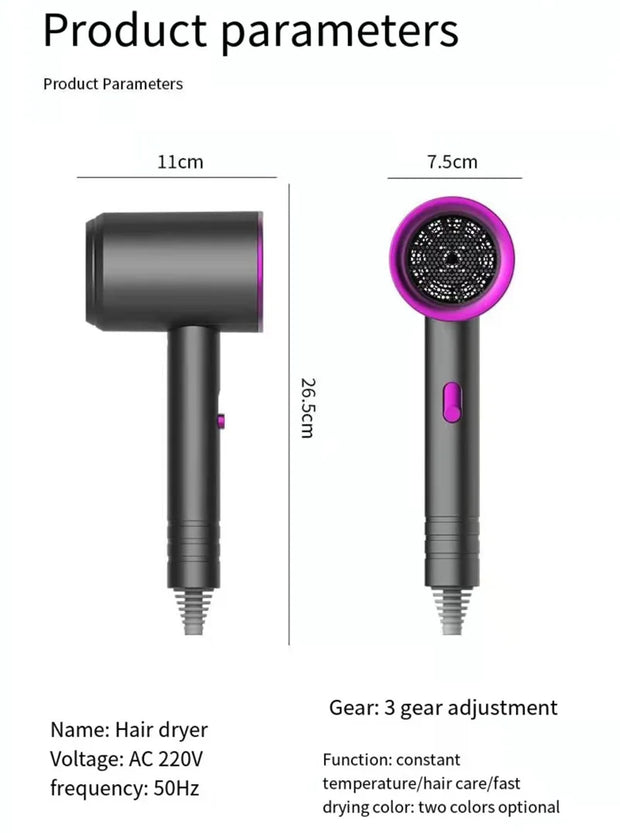 High-Speed Cold And Hot Hair Dryer