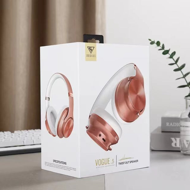Newest Doqaus V5 Bluetooth Headphone Speakers 2 in 1